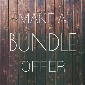 Make a bundle offer! Make a reasonable offer 😁